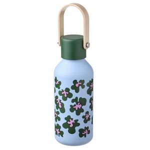 NWT IKEA x Marimekko Bastua Floral Stainless Steel Water Bottle